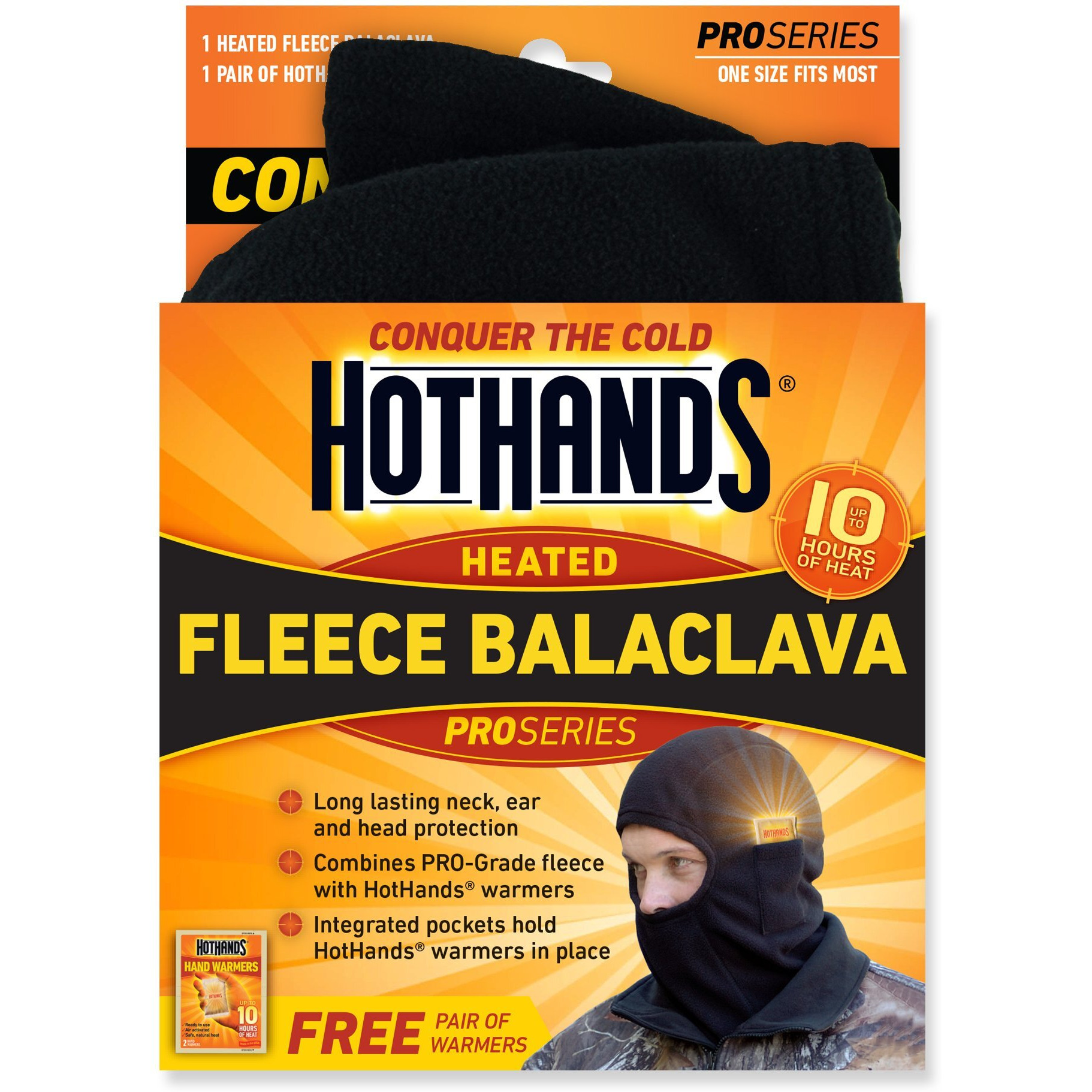 Hot Hands Fleece Black Balaclava