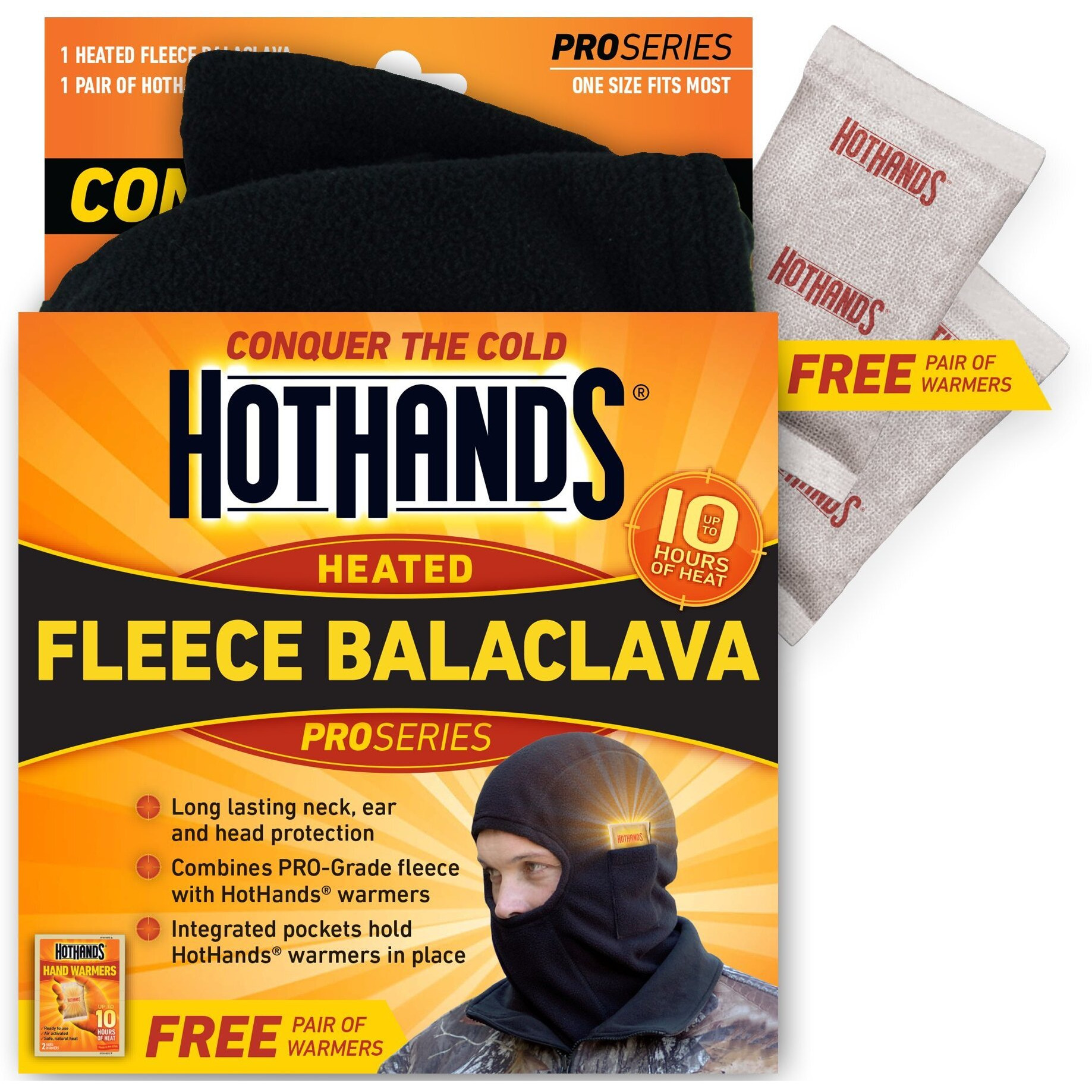 Hot Hands Fleece Black Balaclava