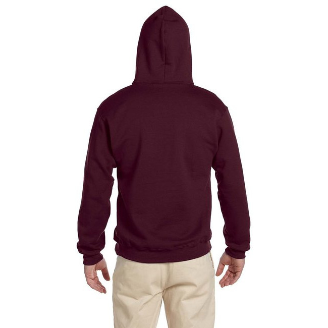 Adult Super Sweats NuBlend Fleece Pullover Hooded Sweatshirt - TRUE RED - S(D0102HI3UMU)