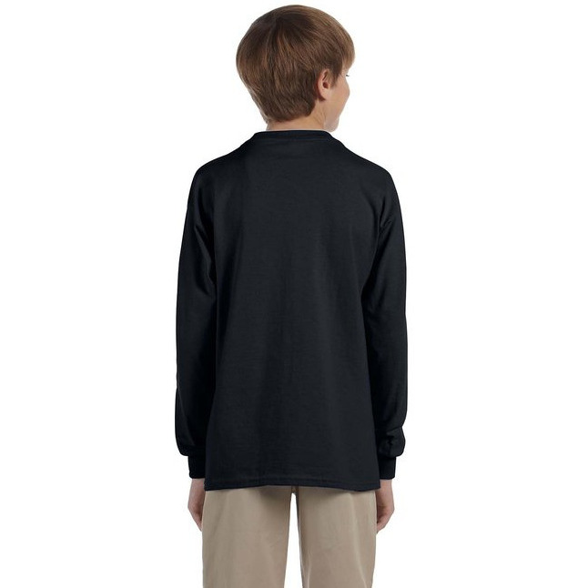 Youth DRI-POWER AcTIVE Long-Sleeve T-Shirt - FOREST gREEN - S(D0102HI3YFW)