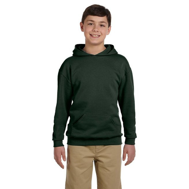 Youth 8 oz NuBlend Fleece Pullover Hooded Sweatshirt - BLAcK - S(D0102H2H797)