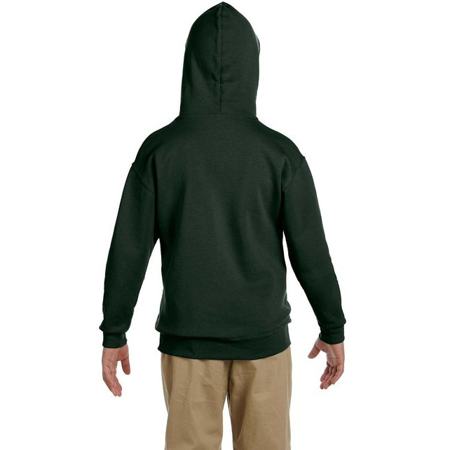 Youth 8 oz NuBlend Fleece Pullover Hooded Sweatshirt - BLAcK - S(D0102H2H797)