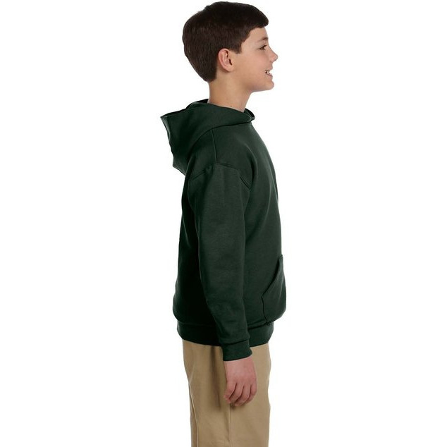 Youth 8 oz NuBlend Fleece Pullover Hooded Sweatshirt - BLAcK - S(D0102H2H797)