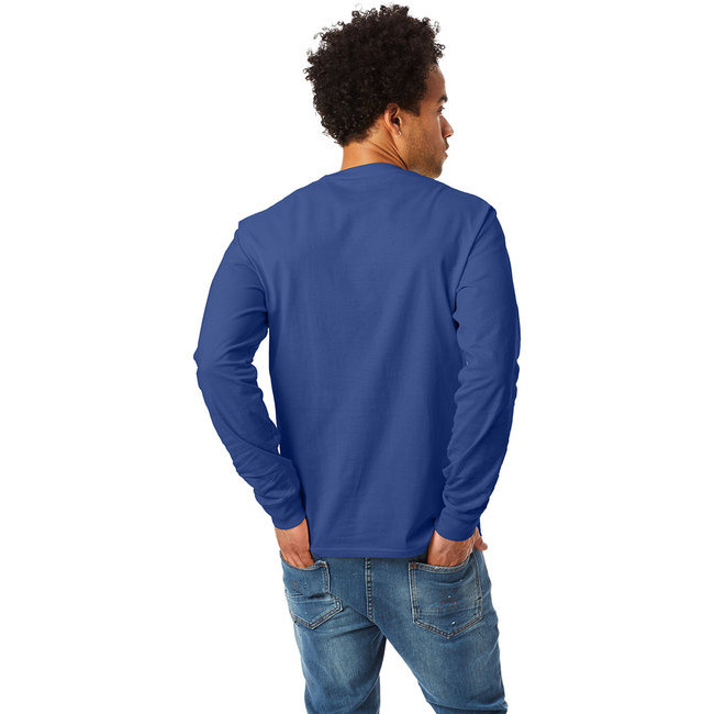 Unisex 61 oz Tagless Long-Sleeve T-Shirt - ASH - S(D0102H7NH9X)