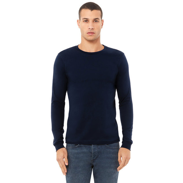 Unisex Jersey Long-Sleeve T-Shirt - RED - S(D0102H78NDT)