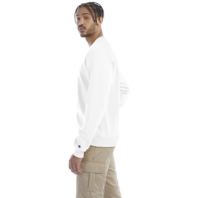 Adult Powerblend crewneck Sweatshirt - ROYAL BLUE HTHR - S(D0102HI3Y1g)