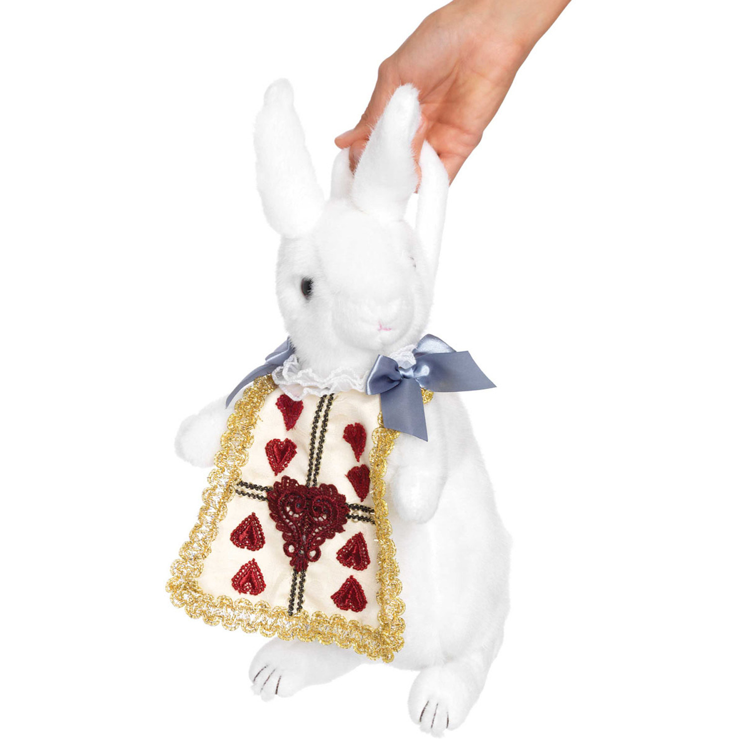 Wonderland Rabbit Purse O/S WHITE/GOLD