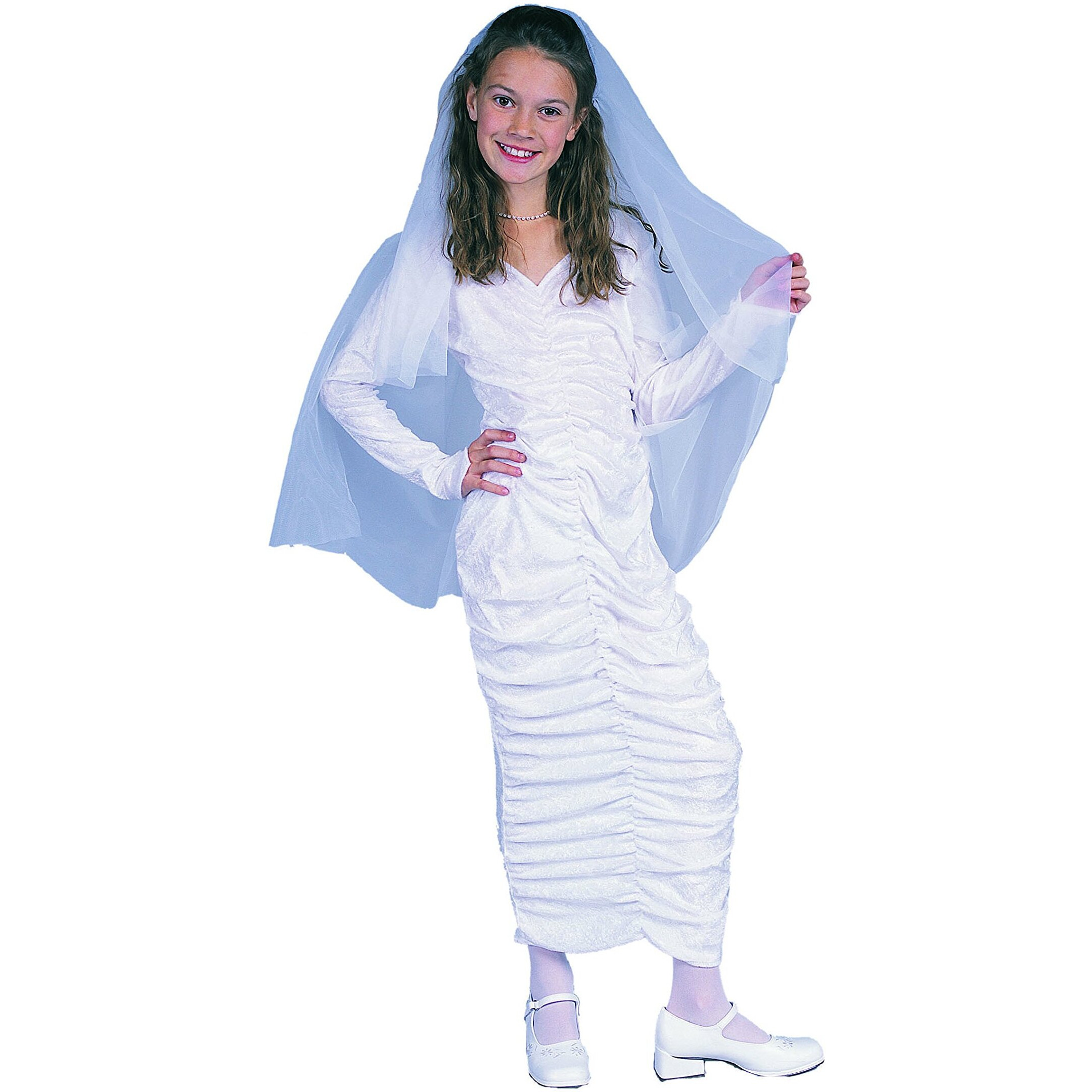 Medieval Dress w/cape-White M