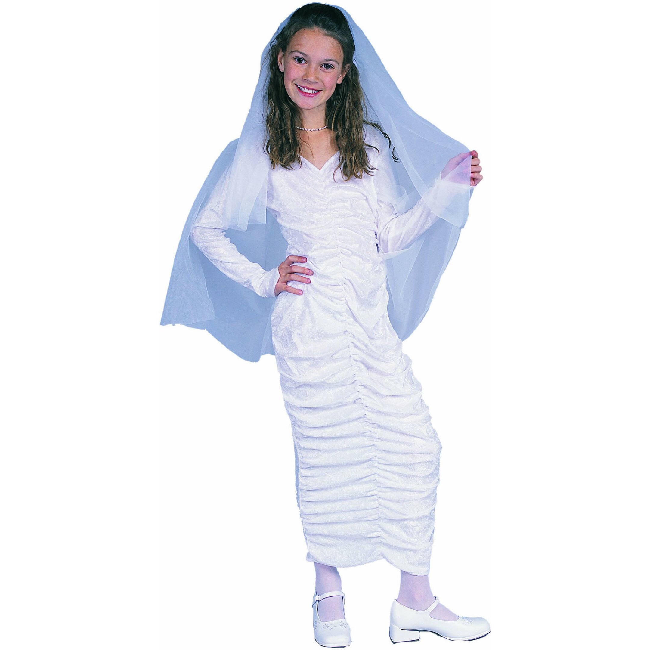 Medieval Dress w/cape-White M