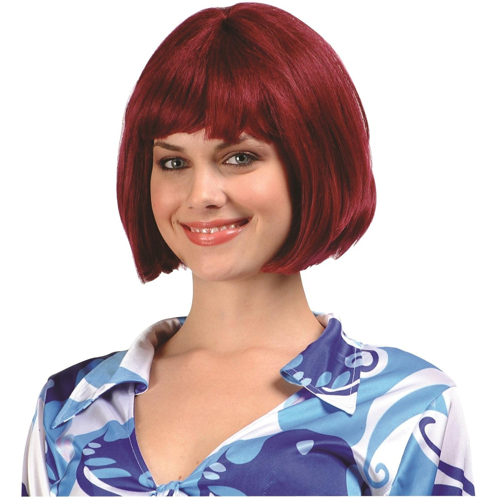 BARBARA BOB ANN  WIG- BURGUNDY