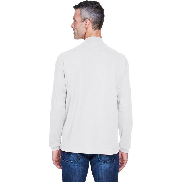 Adult Sueded cotton Jersey Mock Turtleneck - WHITE - XS(D0102H764EX)