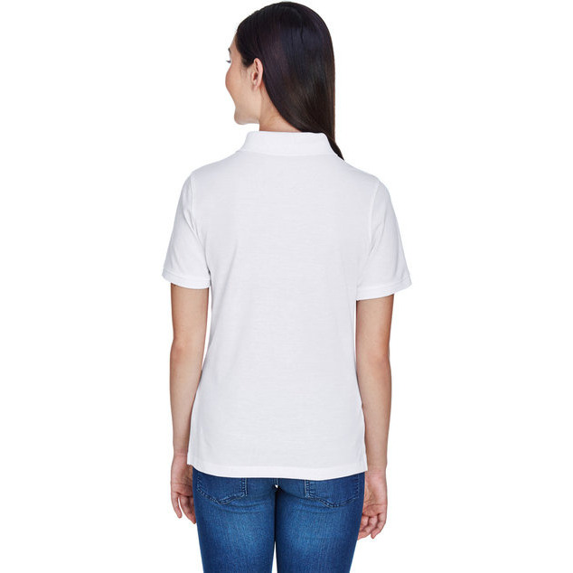 Ladies 56 oz Easy BlendPolo - WHITE - XS(D0102H763EX)
