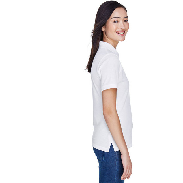 Ladies 56 oz Easy BlendPolo - WHITE - XS(D0102H763EX)