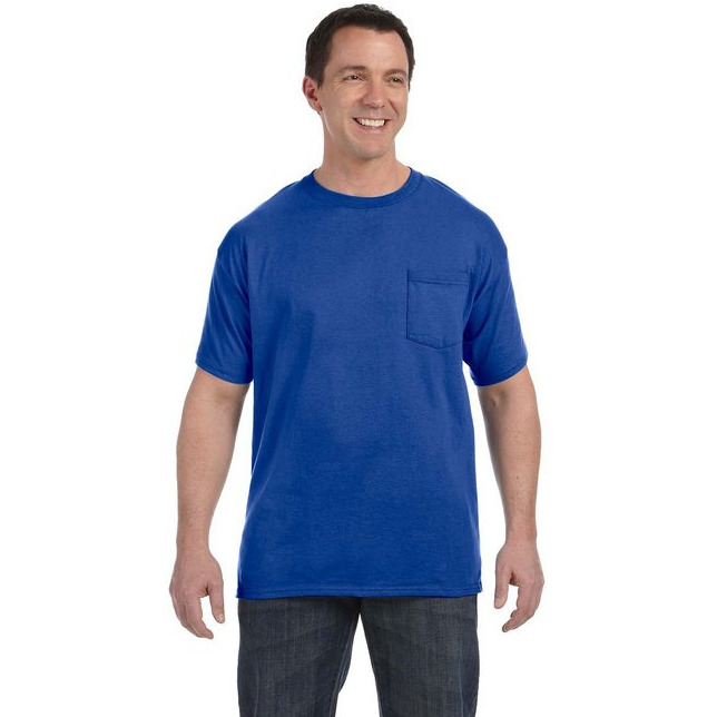 Mens Authentic-T Pocket T-Shirt - ASH - S(D0102H7KW56)