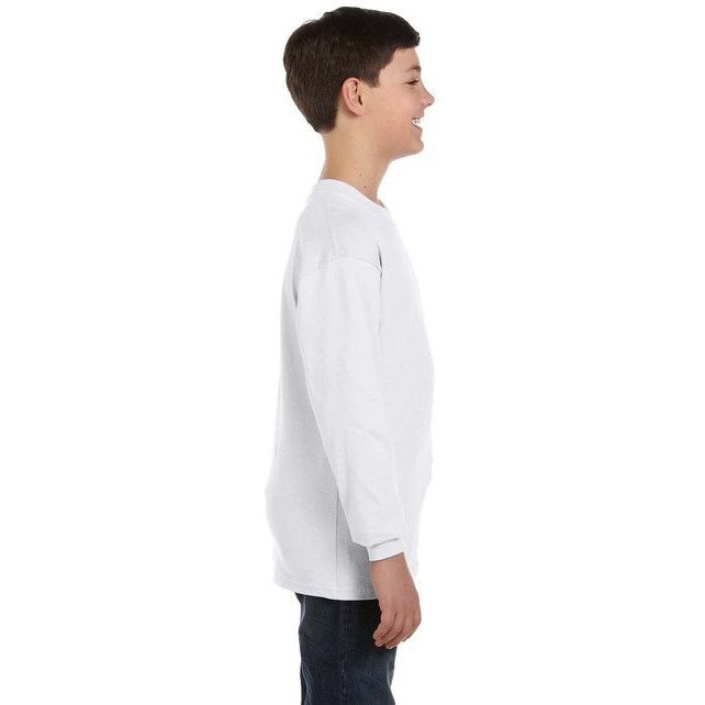 Youth Authentic-T Long-Sleeve T-Shirt - BLAcK - XS(D0102H2HX6V)