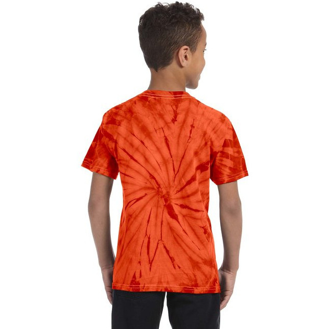 Youth 54 oz 100% cotton Spider T-Shirt - SPIDER ORANgE - XS(D0102H784PX)
