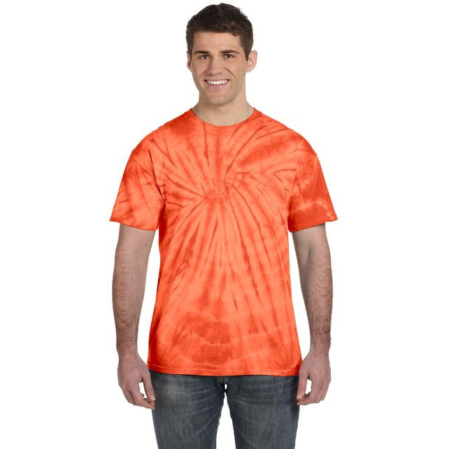 Adult 54 oz 100% cotton Spider T-Shirt - SPIDER ORANgE - S(D0102H786Y8)