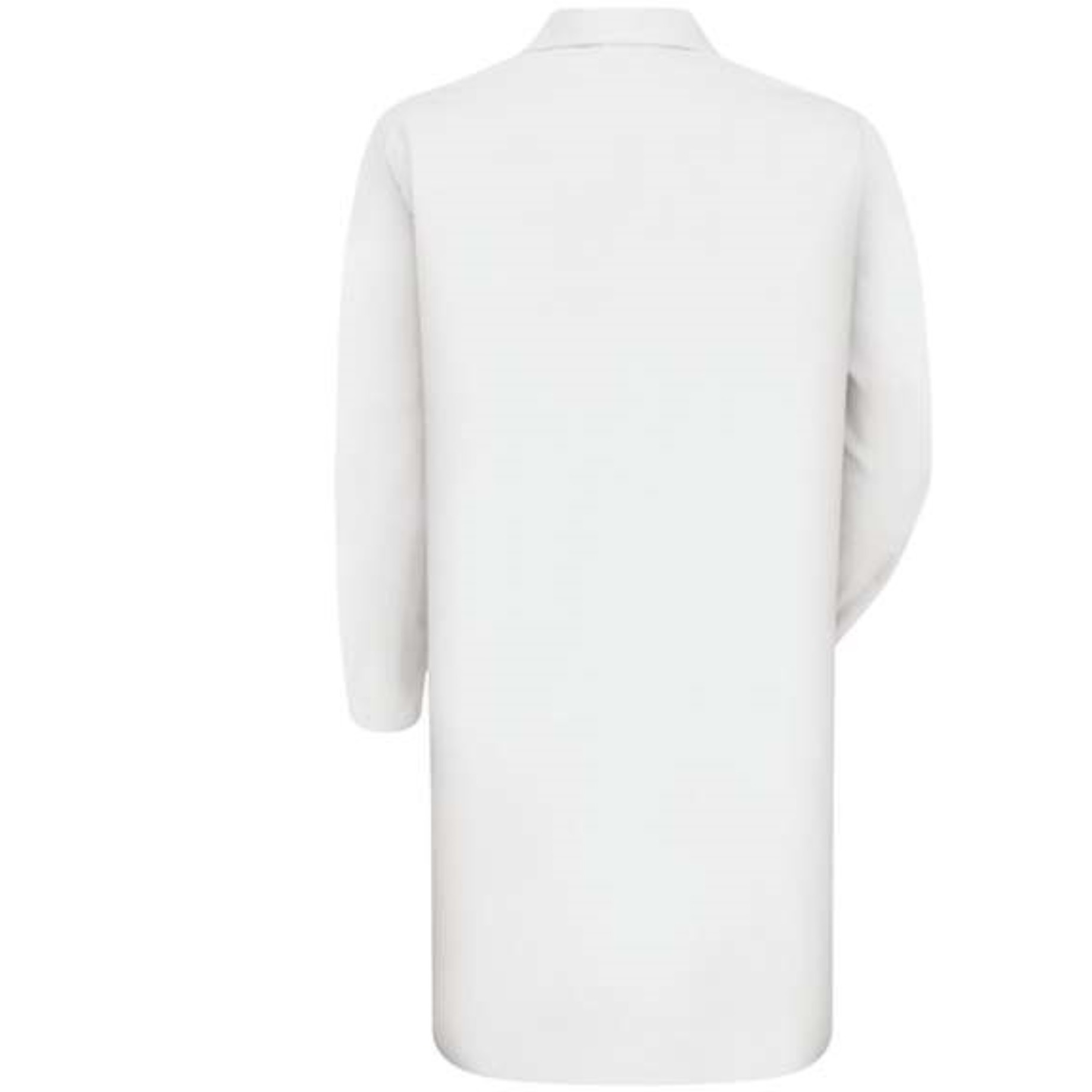 Red Kap Gripper Front Lab Coat - White, XL