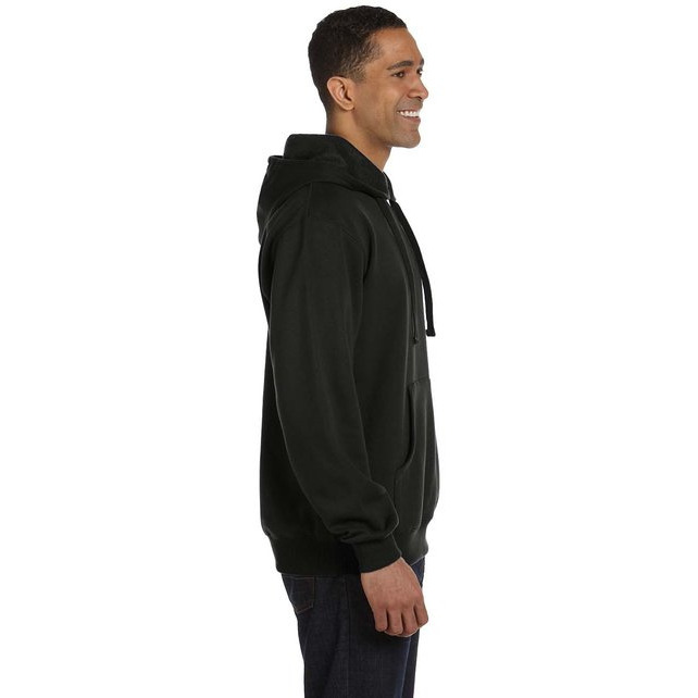 Adult OrganicRecycled Pullover Hooded Sweatshirt - BLAcK - 2XL(D0102H7ZQFP)