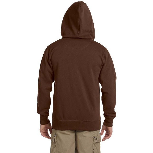 Mens OrganicRecycled Full-Zip Hooded Sweatshirt - BLAcK - 2XL(D0102H7ZgS8)