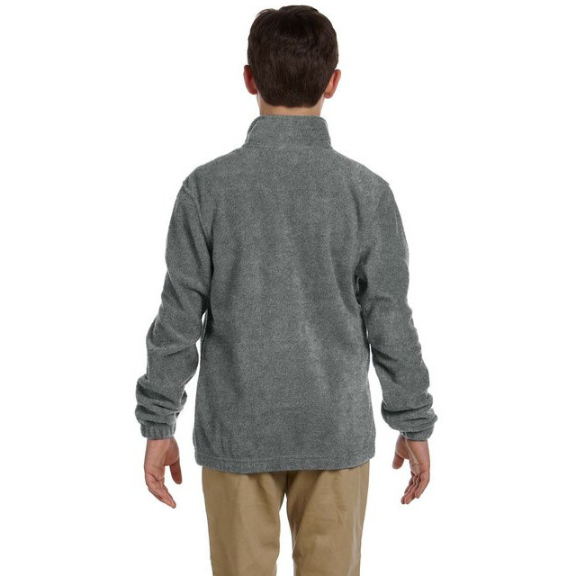 Youth 8 oz Full-Zip Fleece - SAFETY YELLOW - S(D0102H76TM6)