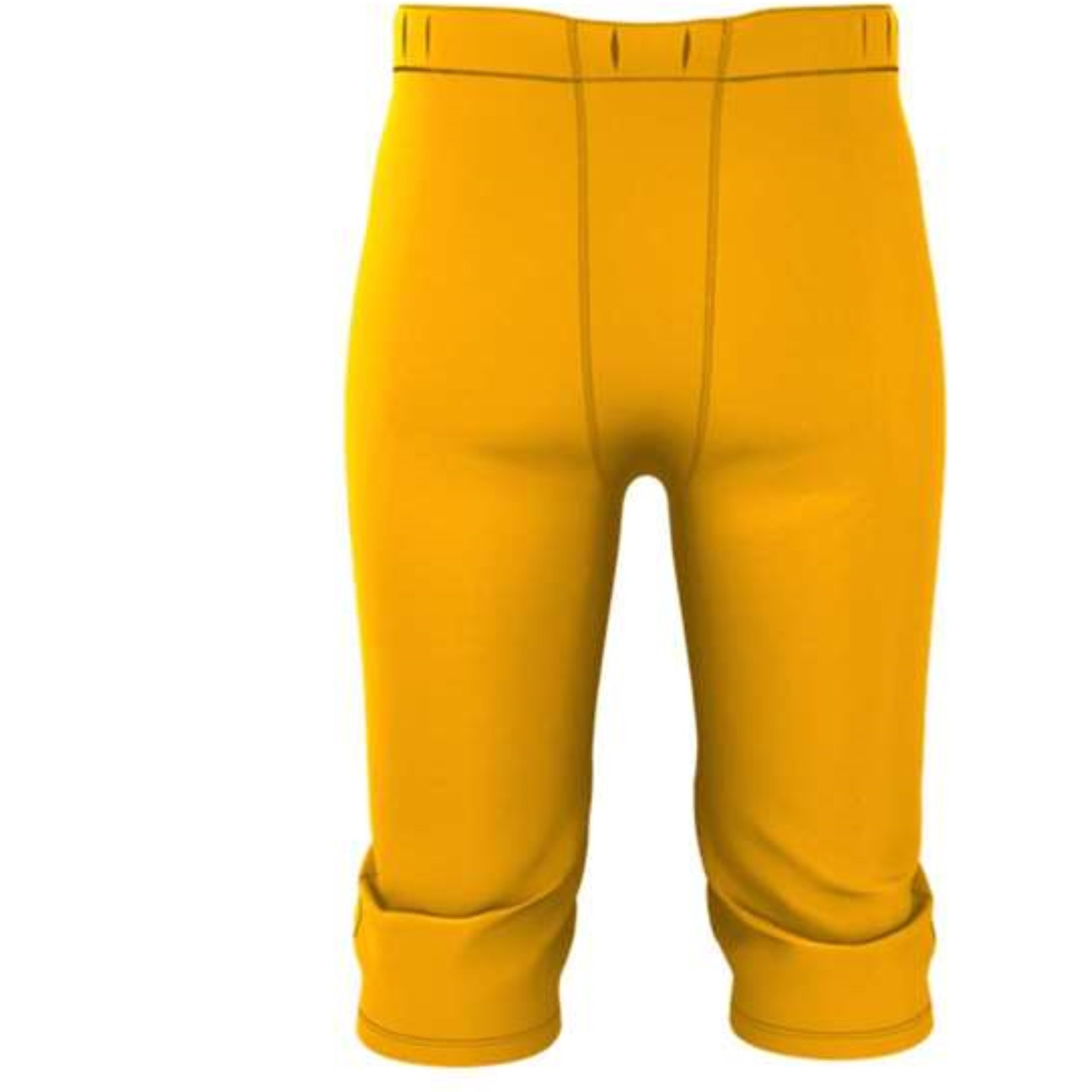 Alleson Athletic Youth Solo Series Integrated Football Pants - Gold, L