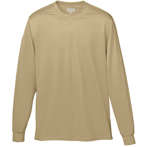 Adult Wicking Long-Sleeve T-Shirt - WHITE - L(D0102H7Y9S8)