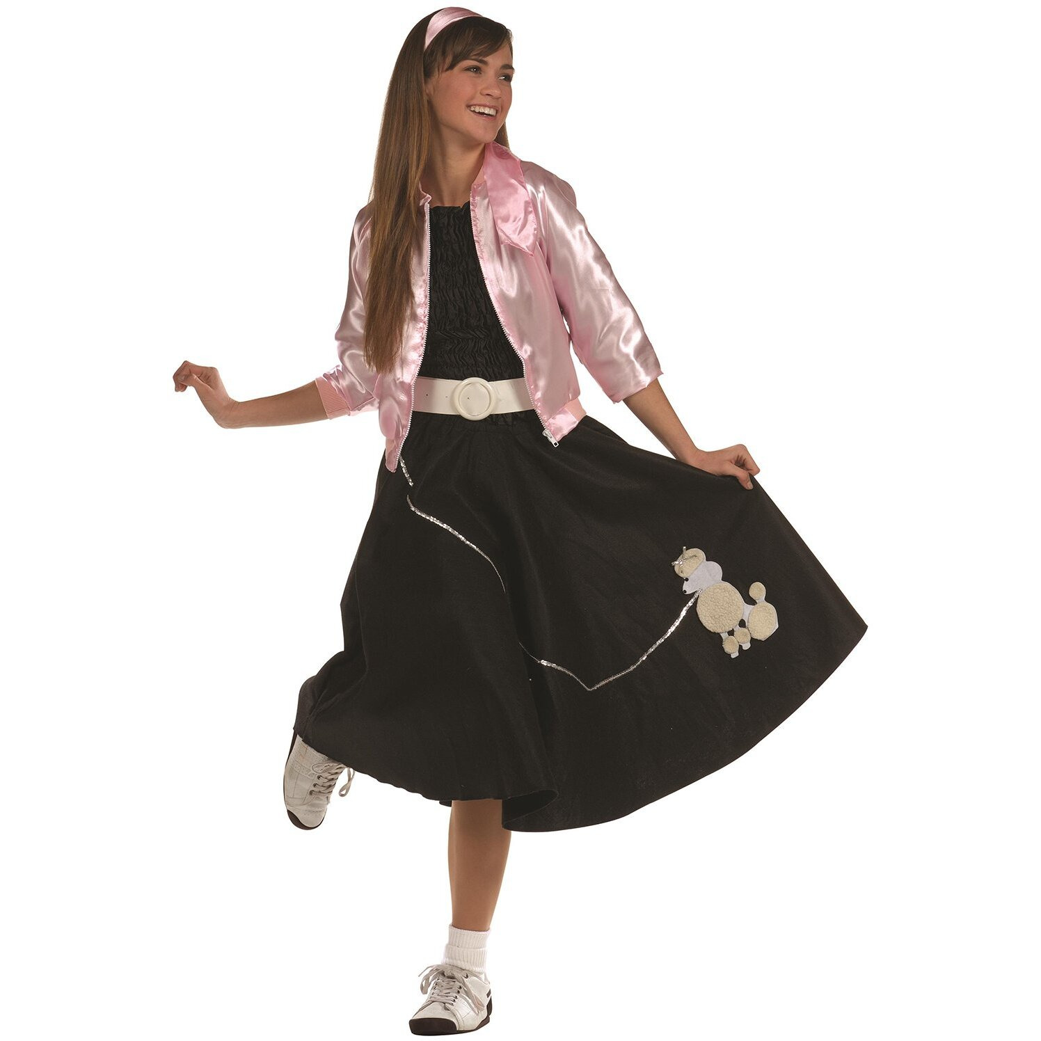 Teen 50's  Black Poodle Skirt
