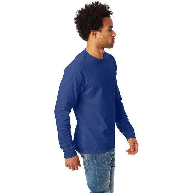 Unisex 61 oz Tagless Long-Sleeve T-Shirt - ASH - S(D0102H7NHQX)