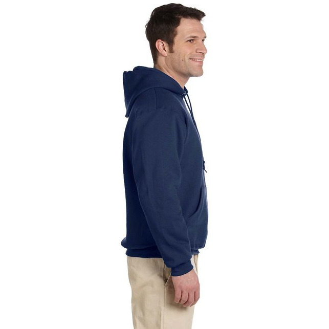 Adult Super Sweats NuBlend Fleece Pullover Hooded Sweatshirt - TRUE RED - S(D0102HI3U4U)