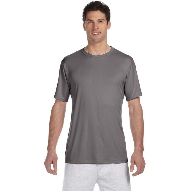 Adult cool DRI with FreshIQ T-Shirt - BLAcK - S(D0102HI385A)