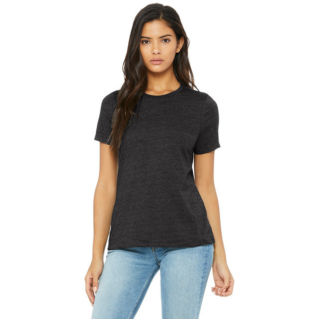 Ladies Relaxed Heather cVc Short-Sleeve T-Shirt - ATHLETIc HEATHER - S(D0102H78956)