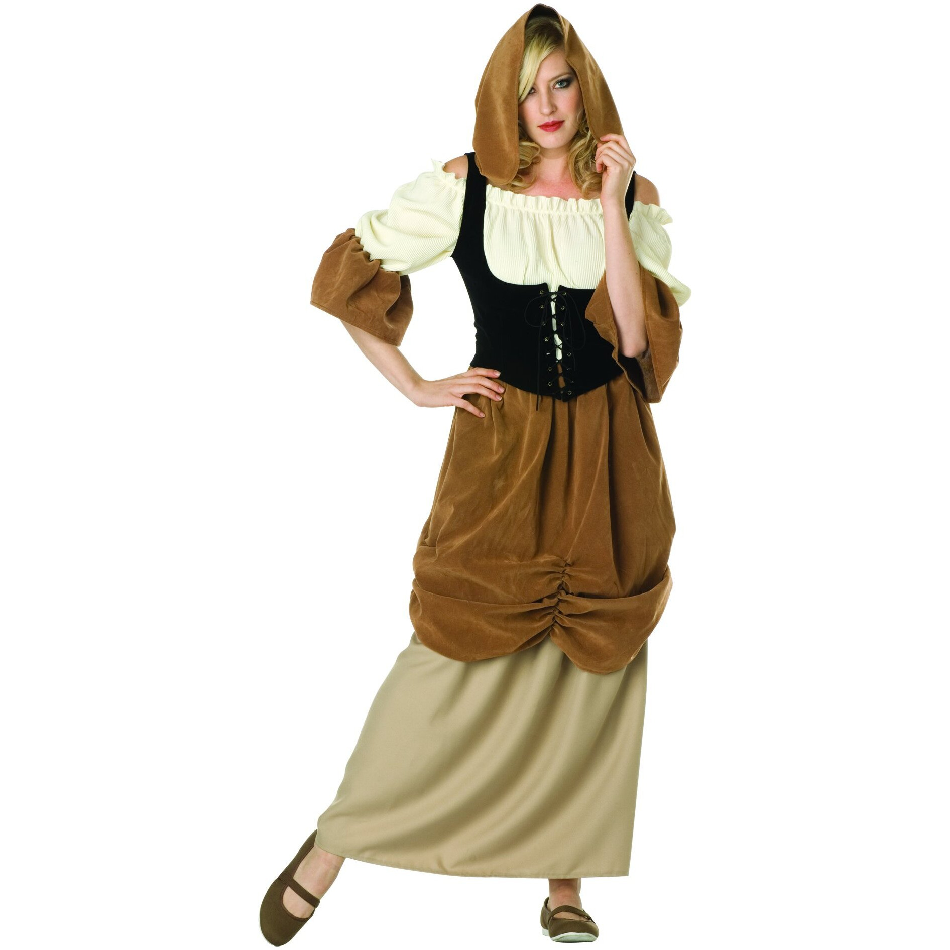 Women Colornial Peasant Lady S