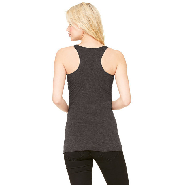 Ladies Triblend Racerback Tank - cHAR BLK TRIBLND - S(D0102H7WNST)