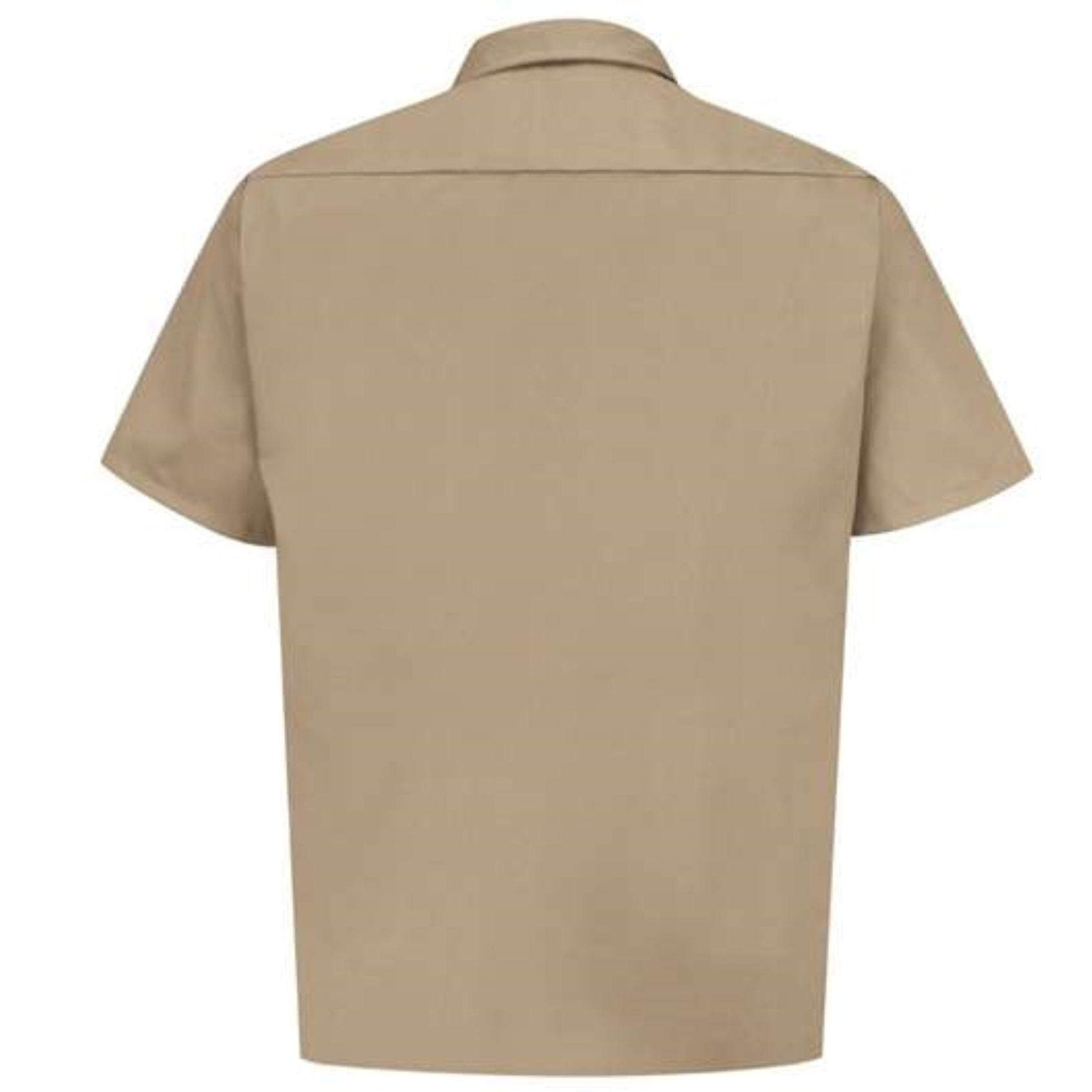Red Kap Utility Short Sleeve Work Shirt - Khaki, L