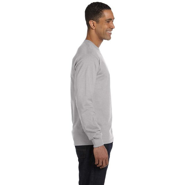Mens 52 oz comfortSoft cotton Long-Sleeve T-Shirt - WHITE - S(D0102H7KTB2)