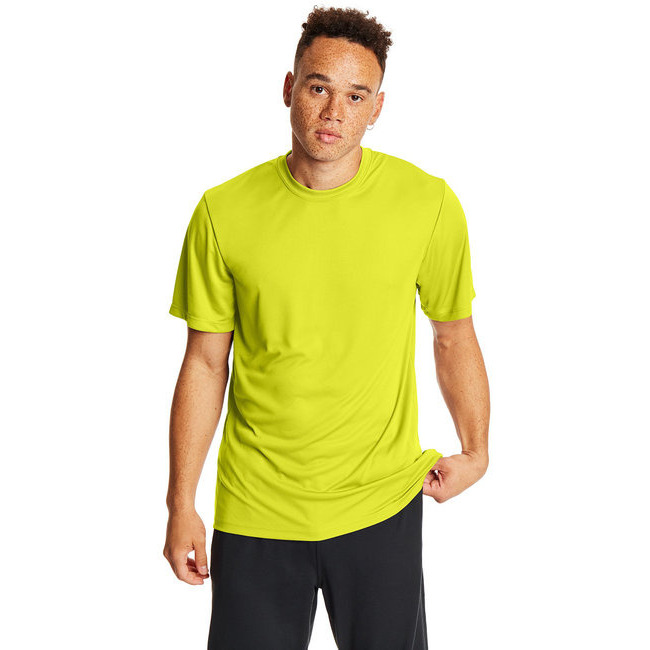 Adult cool DRI with FreshIQ T-Shirt - BLAcK - S(D0102HI38IU)