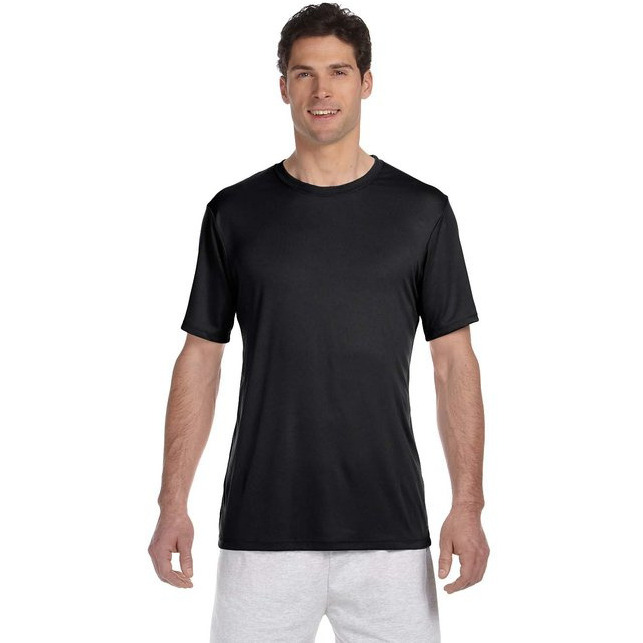 Adult cool DRI with FreshIQ T-Shirt - BLAcK - S(D0102HI3Z8W)