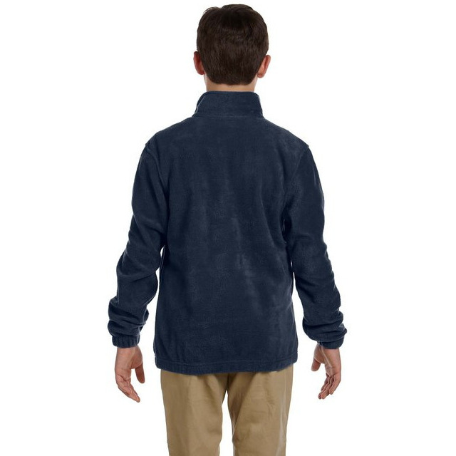 Youth 8 oz Full-Zip Fleece - SAFETY YELLOW - S(D0102H76TNJ)