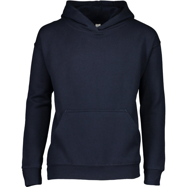 Youth Pullover Fleece Hoodie - BLAcK - XS(D0102H7MBU8)