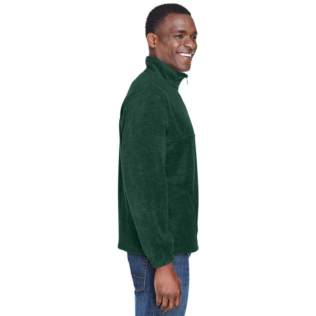 Adult 8 oz Quarter-Zip Fleece Pullover - BLAcK - S(D0102H7YH36)