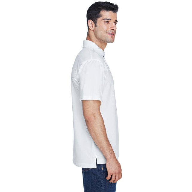 Mens 4 oz Polytech Polo - WHITE - 5XL(D0102H7YXgJ)