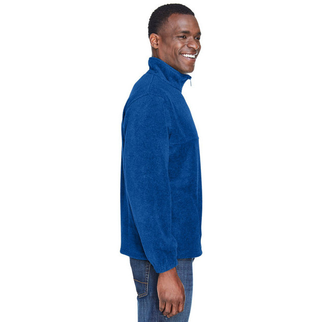 Adult 8 oz Quarter-Zip Fleece Pullover - BLAcK - S(D0102H7YH82)