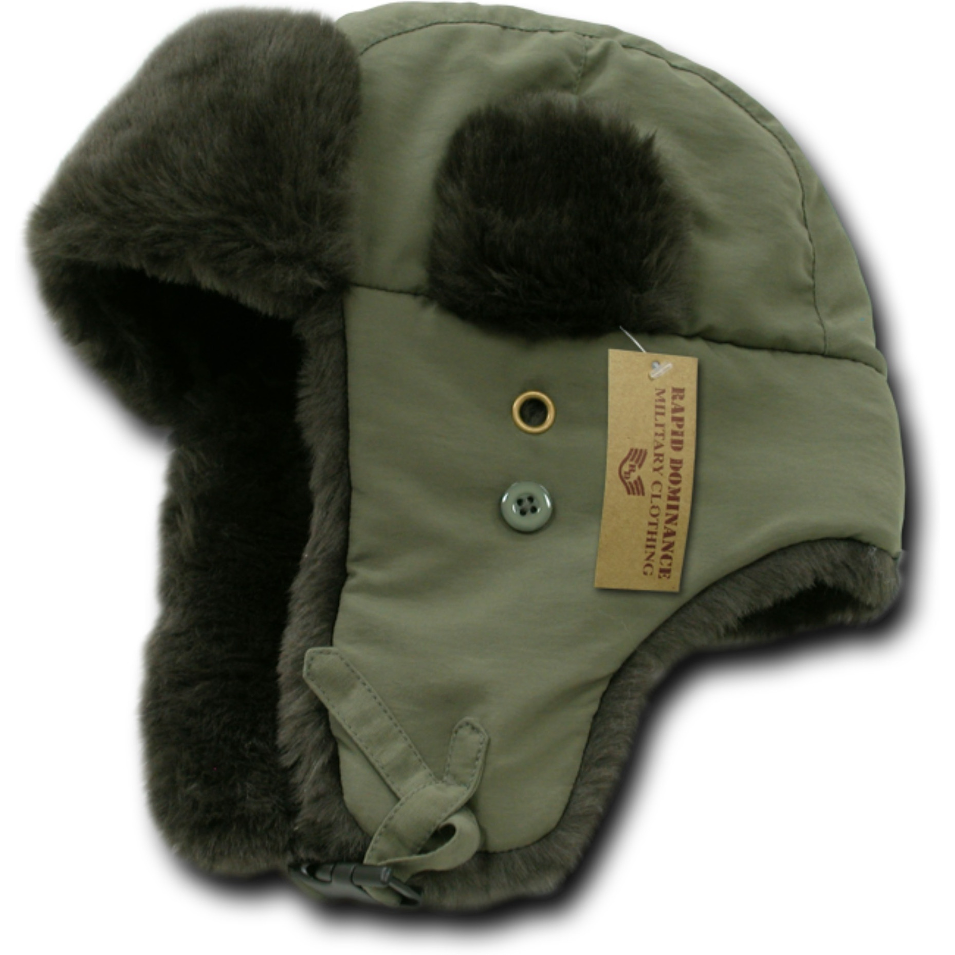 Aviator Hats, Olive, L_XL