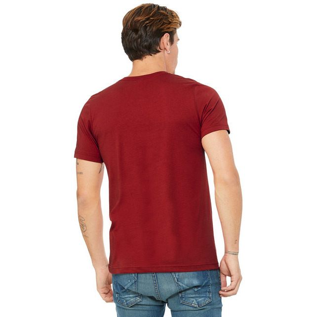Unisex Jersey Short-Sleeve V-Neck T-Shirt - TRUE ROYAL - XS(D0102H7Wcc8)