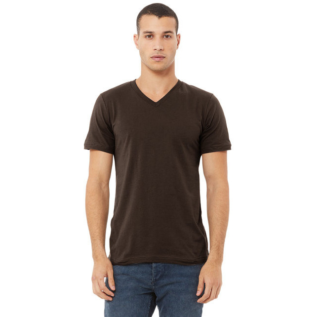 Unisex Jersey Short-Sleeve V-Neck T-Shirt - TRUE ROYAL - XS(D0102H7WBH2)