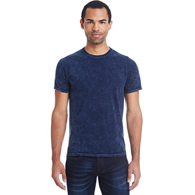 Adult 54 oz 100% cotton Vintage Wash T-Shirt - MINERAL BLAcK - S(D0102H78MJT)