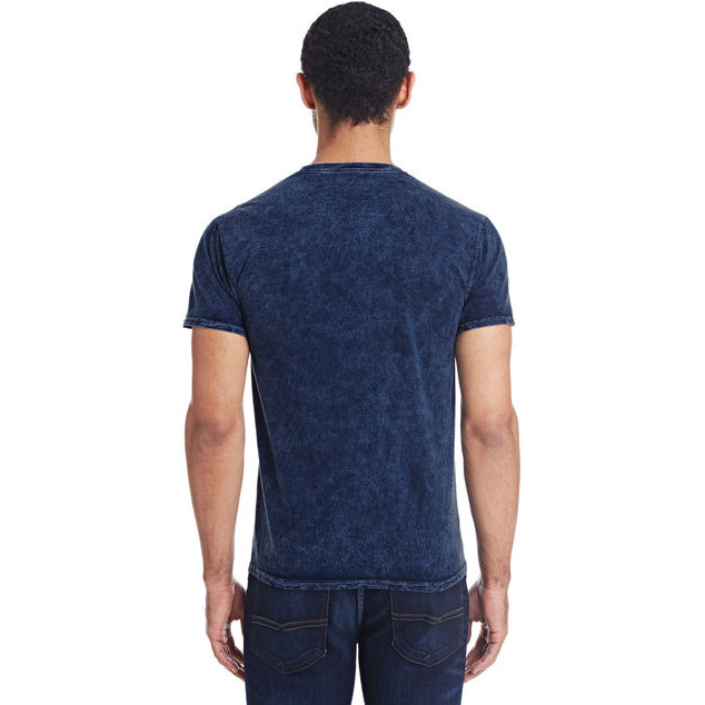 Adult 54 oz 100% cotton Vintage Wash T-Shirt - MINERAL BLAcK - S(D0102H78MJT)