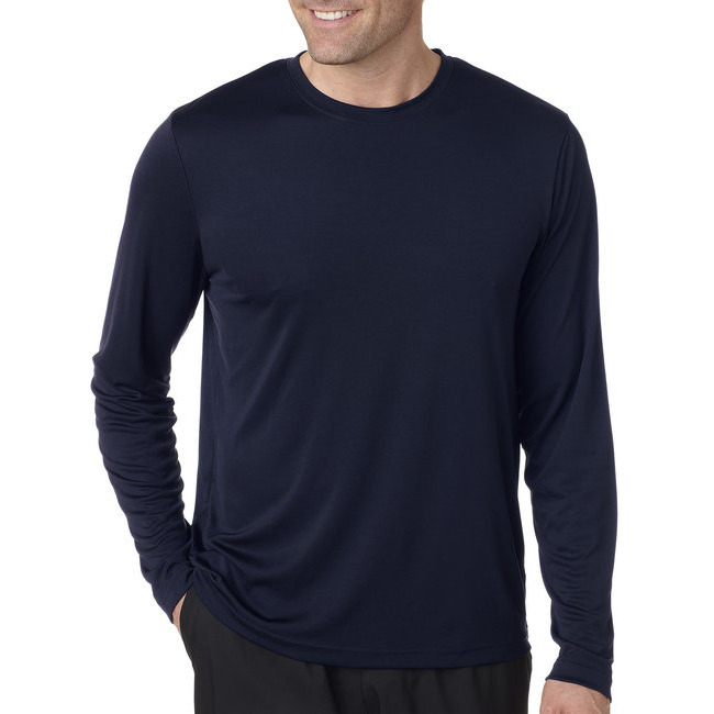 Adult cool DRI with FreshIQ Long-Sleeve Performance T-Shirt - BLAcK - S(D0102HI3FLA)