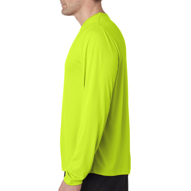Adult cool DRI with FreshIQ Long-Sleeve Performance T-Shirt - BLAcK - S(D0102HI3F07)